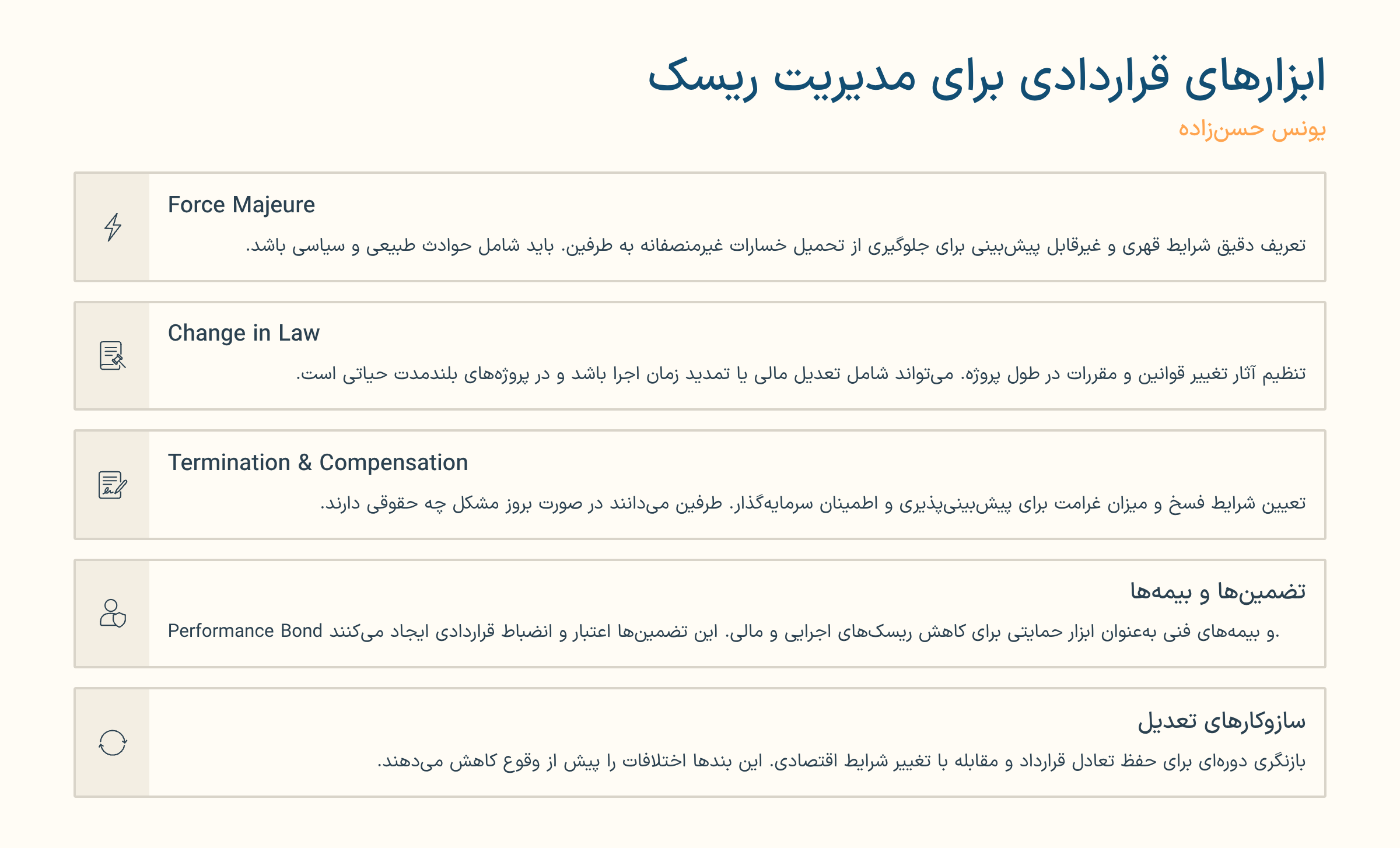 مدیریت ریسک در پروژههای مشارکت عمومی–خصوصی (PPP)